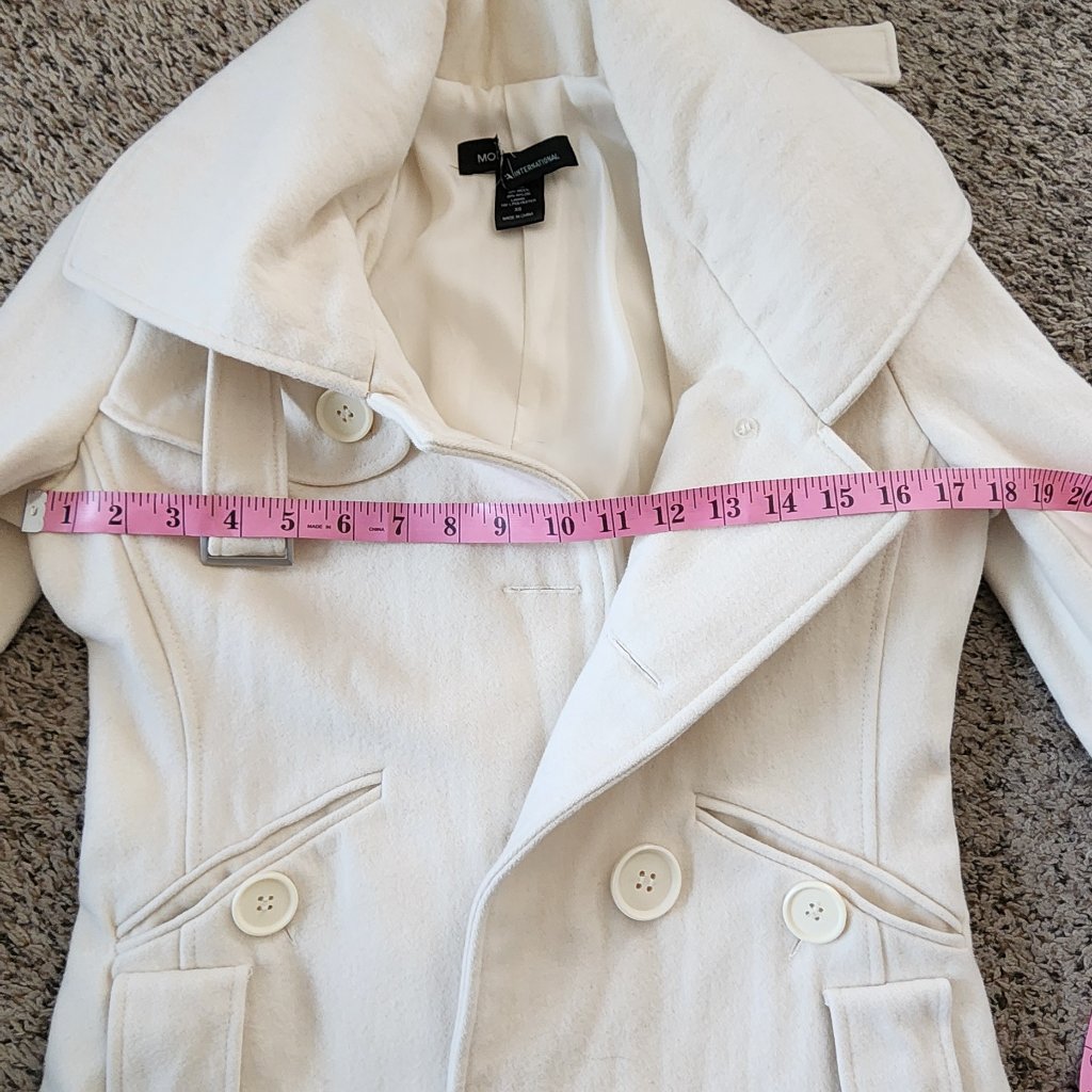 New Brand Moda International  4 Strap Coat